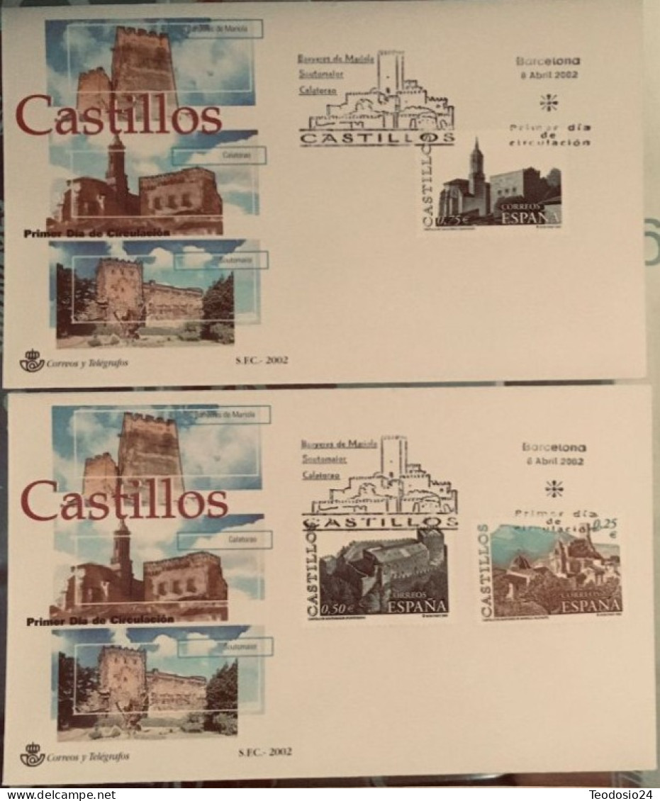 FDC  2002.- Castillos. - FDC