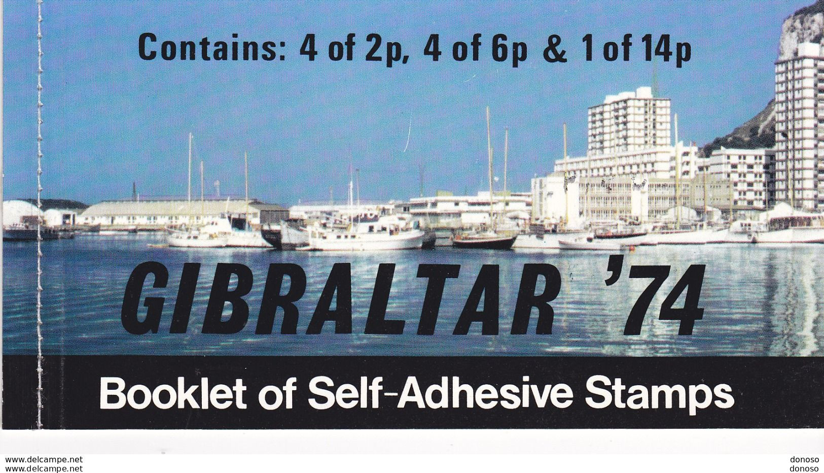 GIBRALTAR 1974 UPU CARNET Comprenant 2 FEUILLETS Yvert 307A-307C NEUF** MNH Cote : 18 Euros - Gibraltar