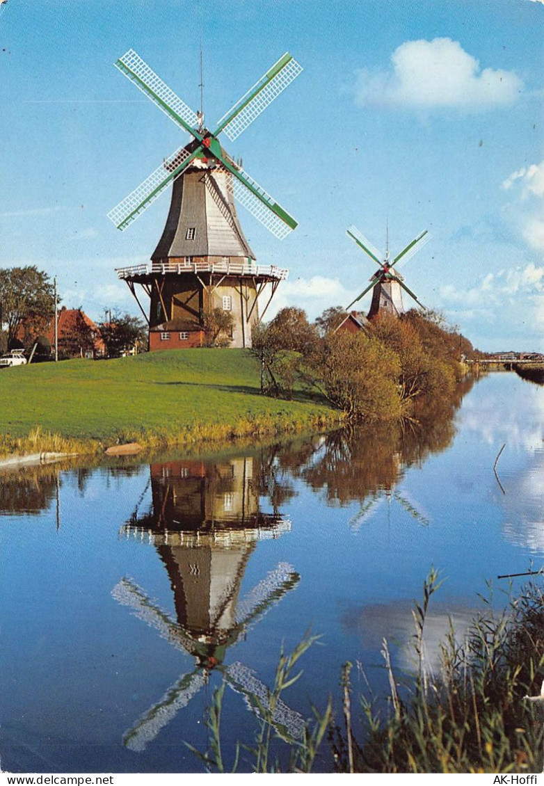 GREETSIEL/Nordsee  - Doppelmühlen Windmühle - Aurich