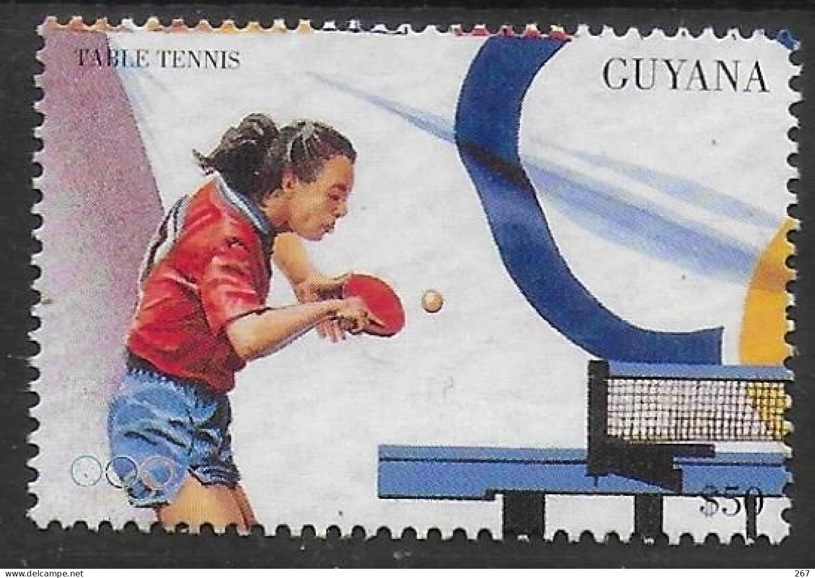 GUYANA   N° 4145 * *   Jo 1996 Tennis De Table - Tischtennis