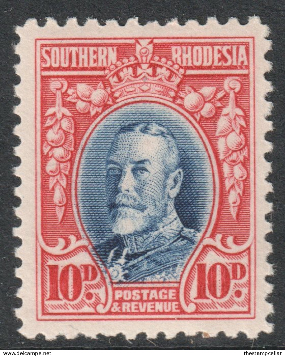Southern Rhodesia Scott 25a - SG22, 1931 George V 10d MH* - Southern Rhodesia (...-1964)