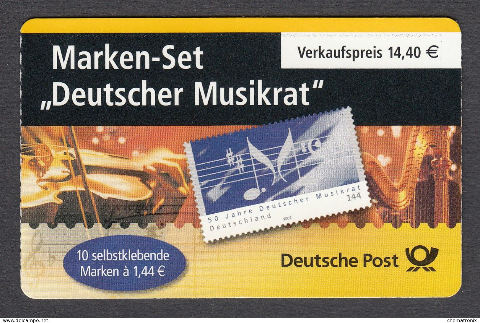 Germany 2004 -- German Music Council -- Mi: MH54 -- MNH** - 2001-2010