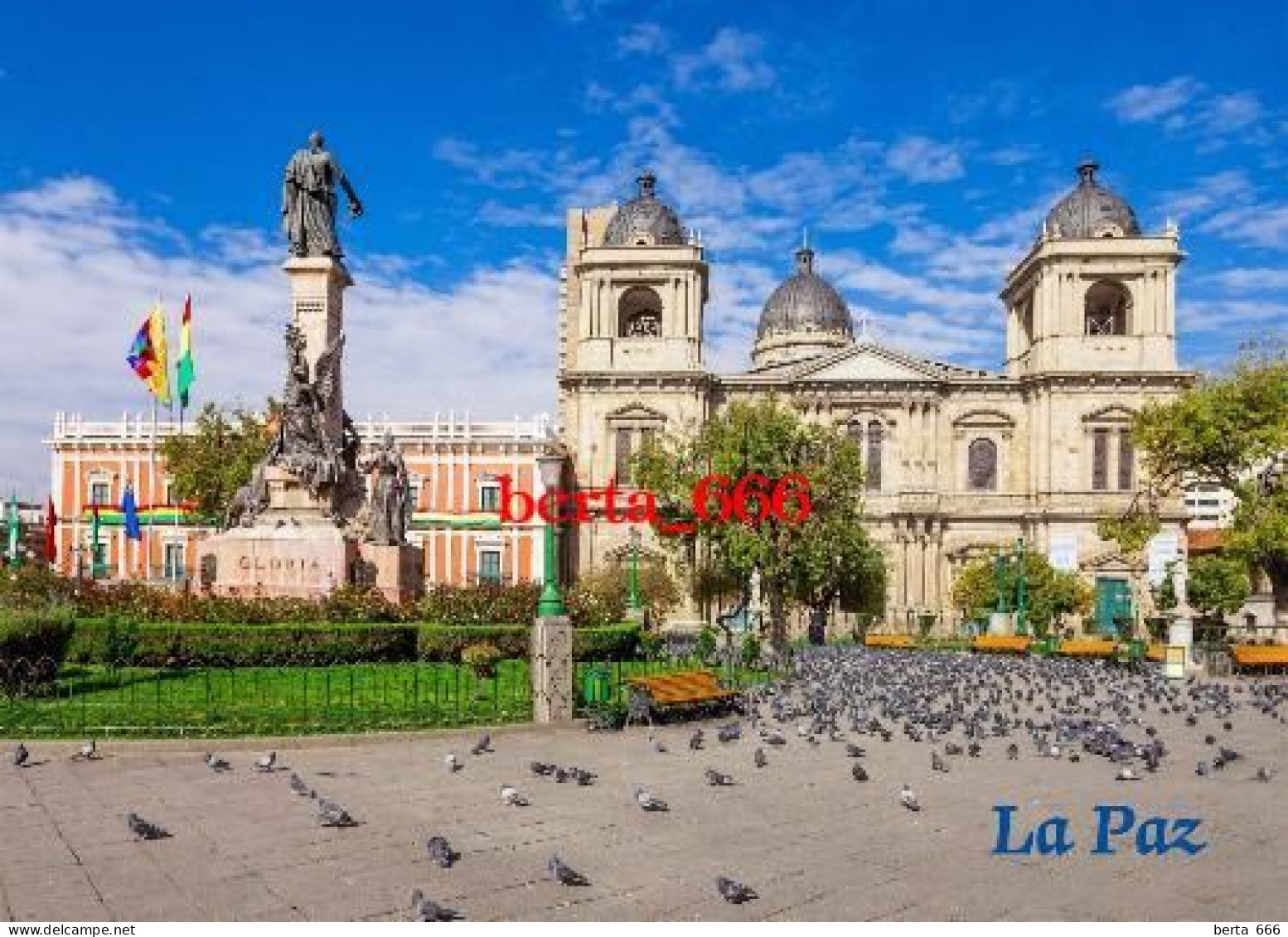 Bolivia La Paz Cathedral New Postcard - Bolivia