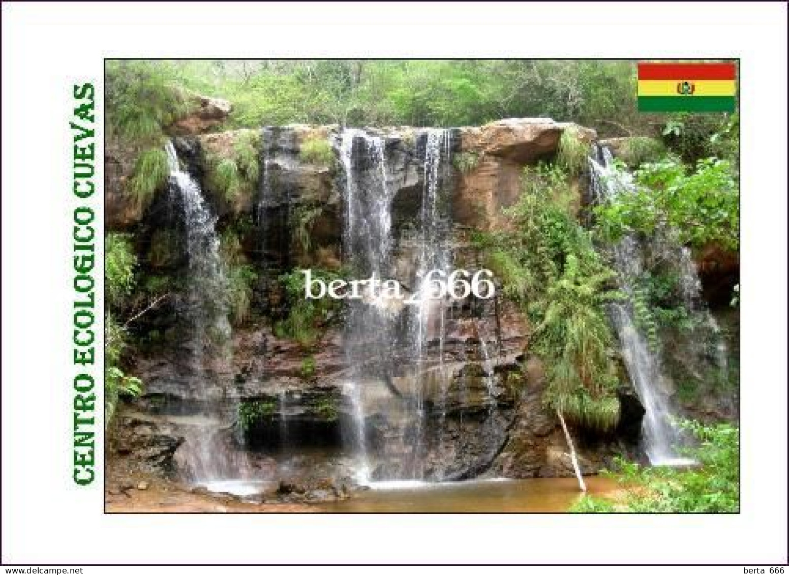 Bolivia Centro Ecologico Cuevas Waterfall New Postcard - Bolivië