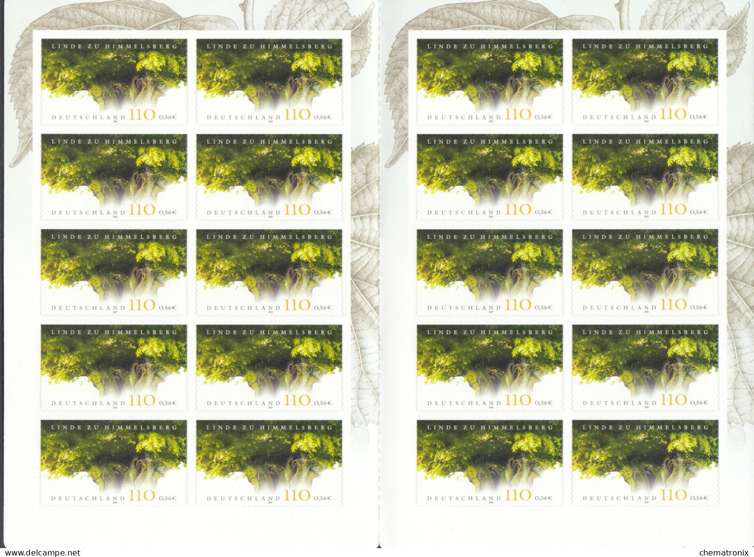 Germany 2001 -- "Linde Zu Himmelsberg" -- Mi: MH45 -- MNH** - 2001-2010