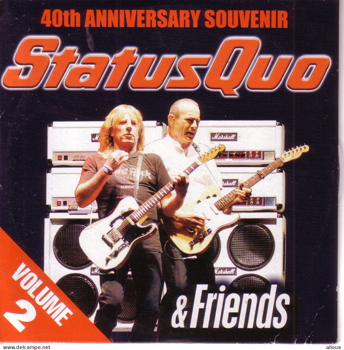 STATUS QUO & FRIENDS - CD SUNDAY MIRROR  - POCHETTE CARTON 11 TITRES STUDIO ET LIVE - Autres - Musique Anglaise