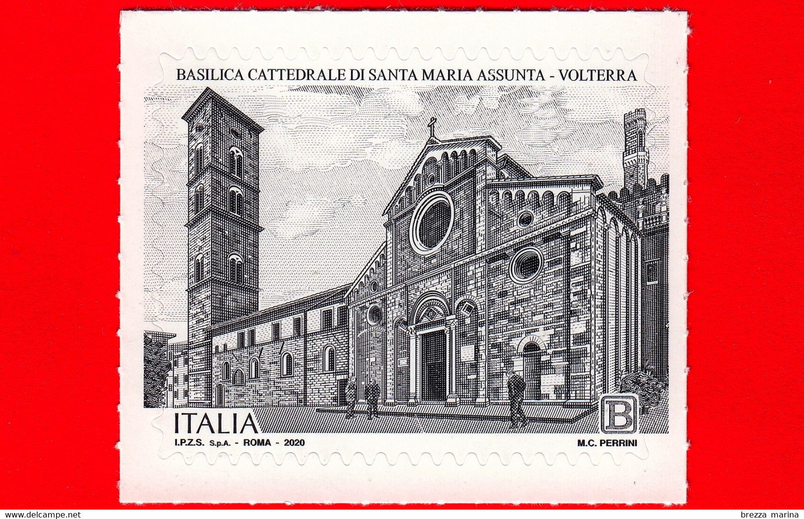 Nuovo - MNH - ITALIA - 2020 - 900 Anni Della Basilica Cattedrale Di Volterra (PI), Toscana - B - Congiunta Vaticano - 2011-20: Mint/hinged