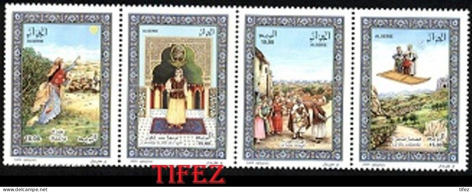 Année 2009-N°1551/1554 Neufs**MNH : Les Contes Populaires D'Algérie (se Tenant) -h- - Algeria (1962-...)