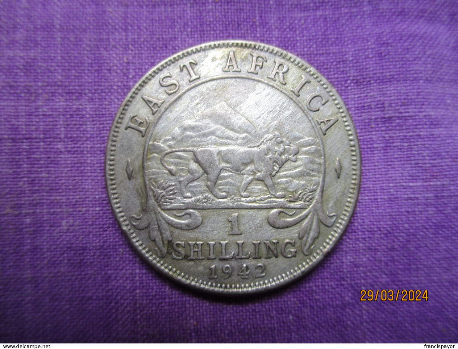 East Africa: 1 Shilling 1942 - Colonia Británica