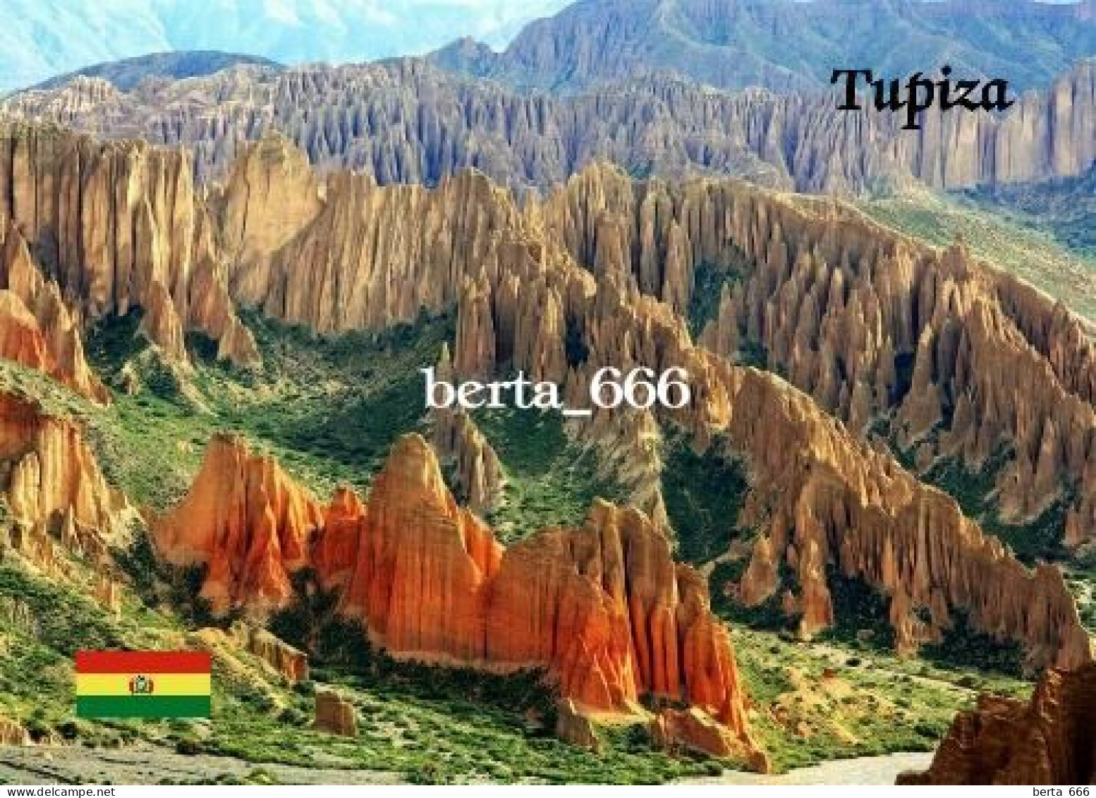 Bolivia Tupiza Landscape Escarpments New Postcard - Bolivien