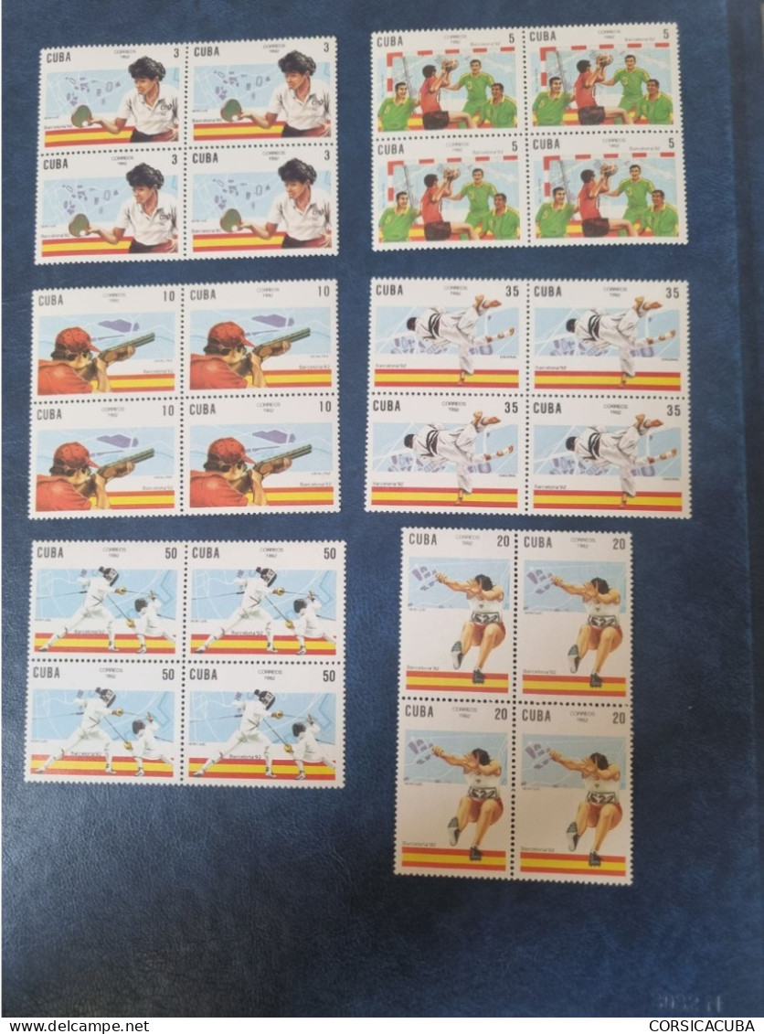 CUBA  NEUF  1992    COPA  MUNDIAL  DE  ATLETISMO  //  PARFAIT  ETAT  //  1er  CHOIX  //  Bloc De 4 - Unused Stamps