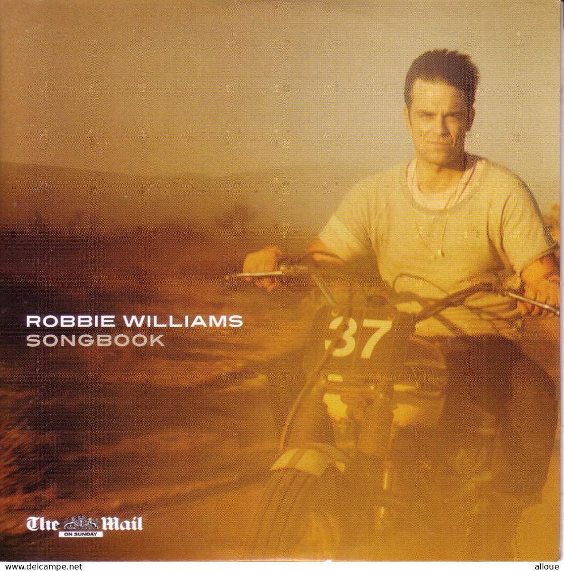 ROBBIE WILLIAMS - CD PROMO SUNDAY MAIL  - POCHETTE CARTON 12 TRACKS LIVE & STUDIO - Otros - Canción Inglesa
