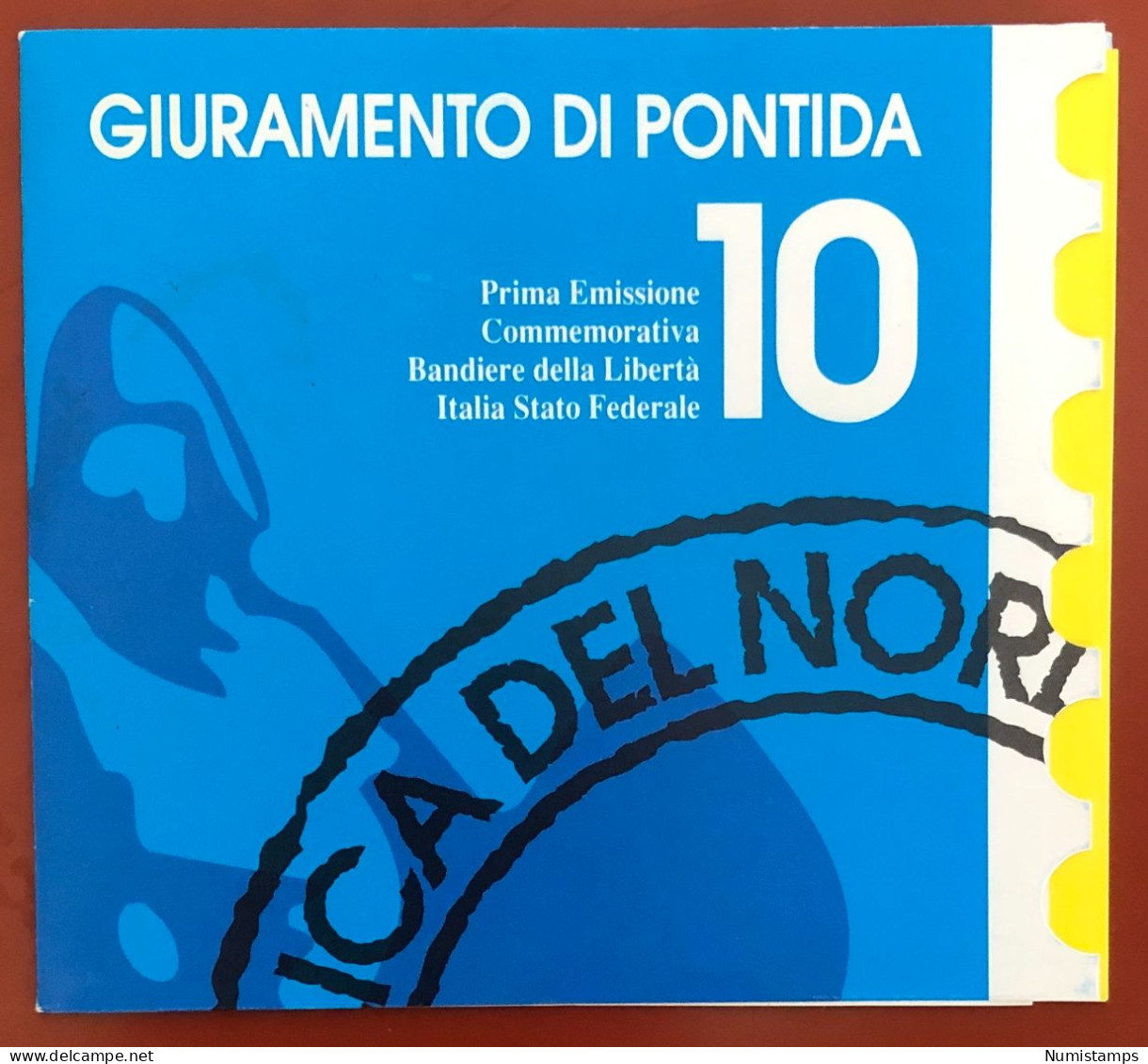 LEGA NORD - Giuramento Di Pontida - 1a Emissione Commemorativa - ITALIA - 1993 - 1991-00: Ungebraucht