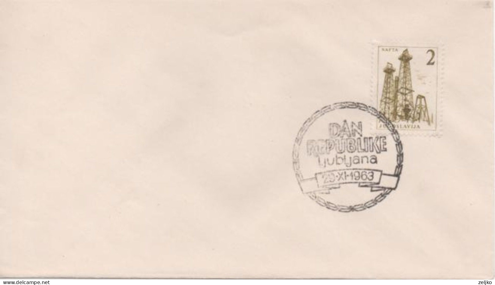 Yugoslavia, Slovenia, Republic Day 1963, Ljubljana - Covers & Documents