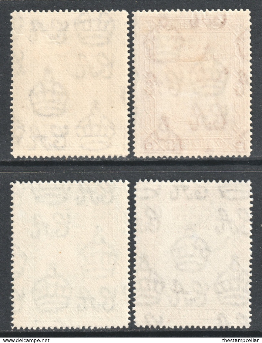 Zanzibar Scott 218/221 - SG327/330, 1944 Bicentenary Set MH* - Zanzibar (...-1963)