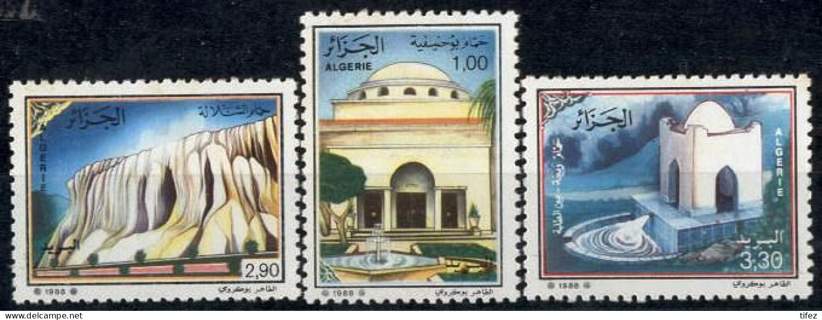 Année 1988-N°924/926 Neufs**MNH : Stations Thermales - Algeria (1962-...)
