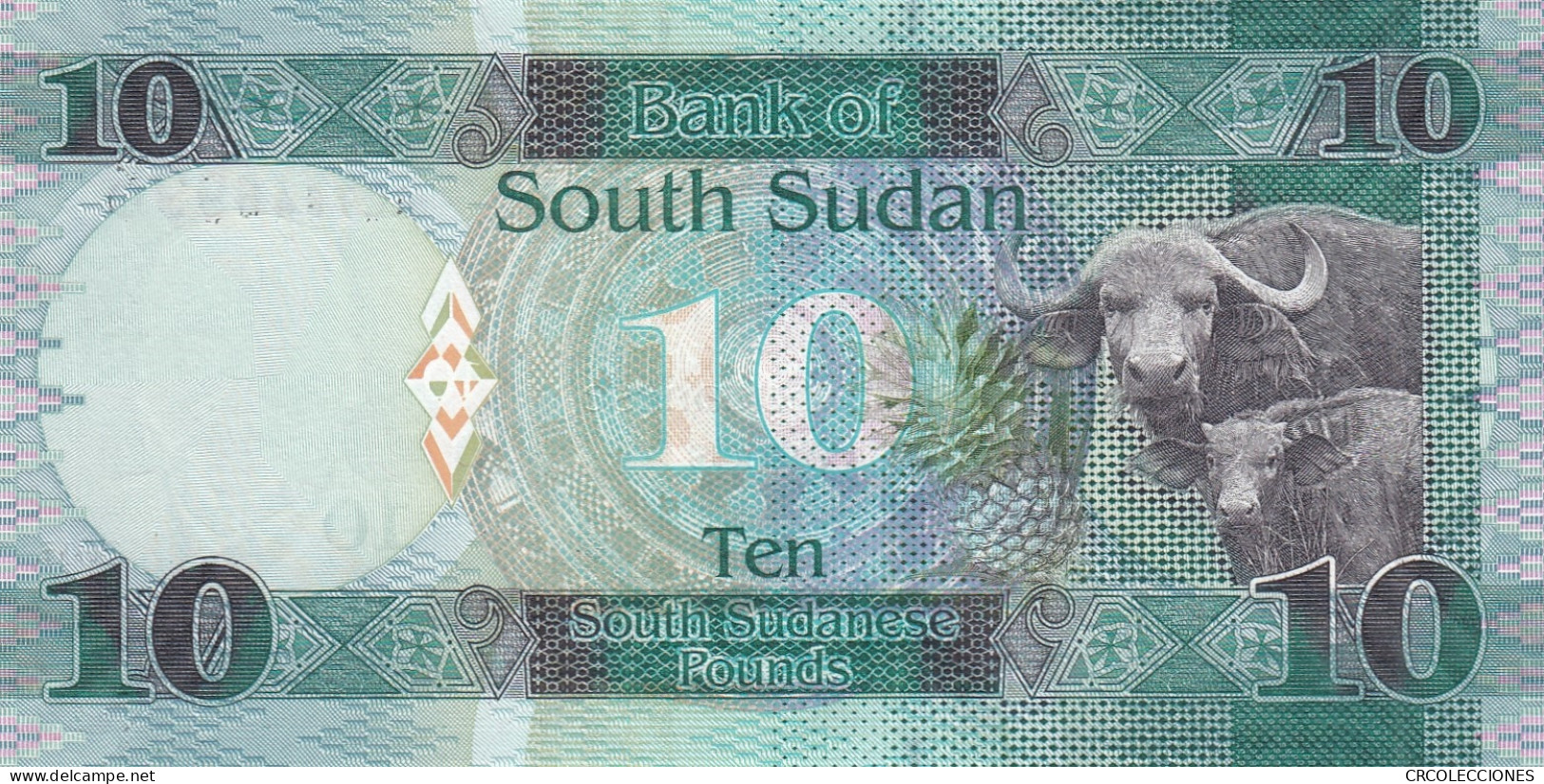 BILLETE SUDAN DEL SUR 10 POUNDS 2015 P-12a SIN CIRCULAR - Autres - Afrique