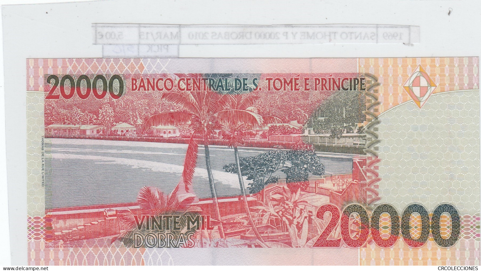 BILLETE ST. THOMAS Y PRINCIPE 20.000 DROBAS 2010 P-67d SIN CIRCULAR - Sonstige – Afrika