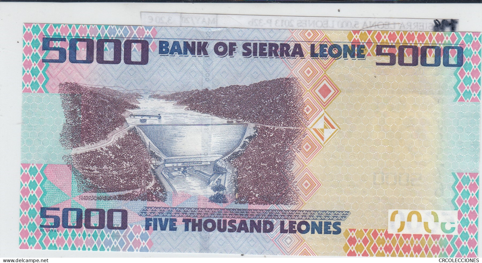 BILLETE SIERRA LEONA 5.000 LEONES 2013 P-32b AÃ‘O RARO SIN CIRCULAR - Altri – Africa