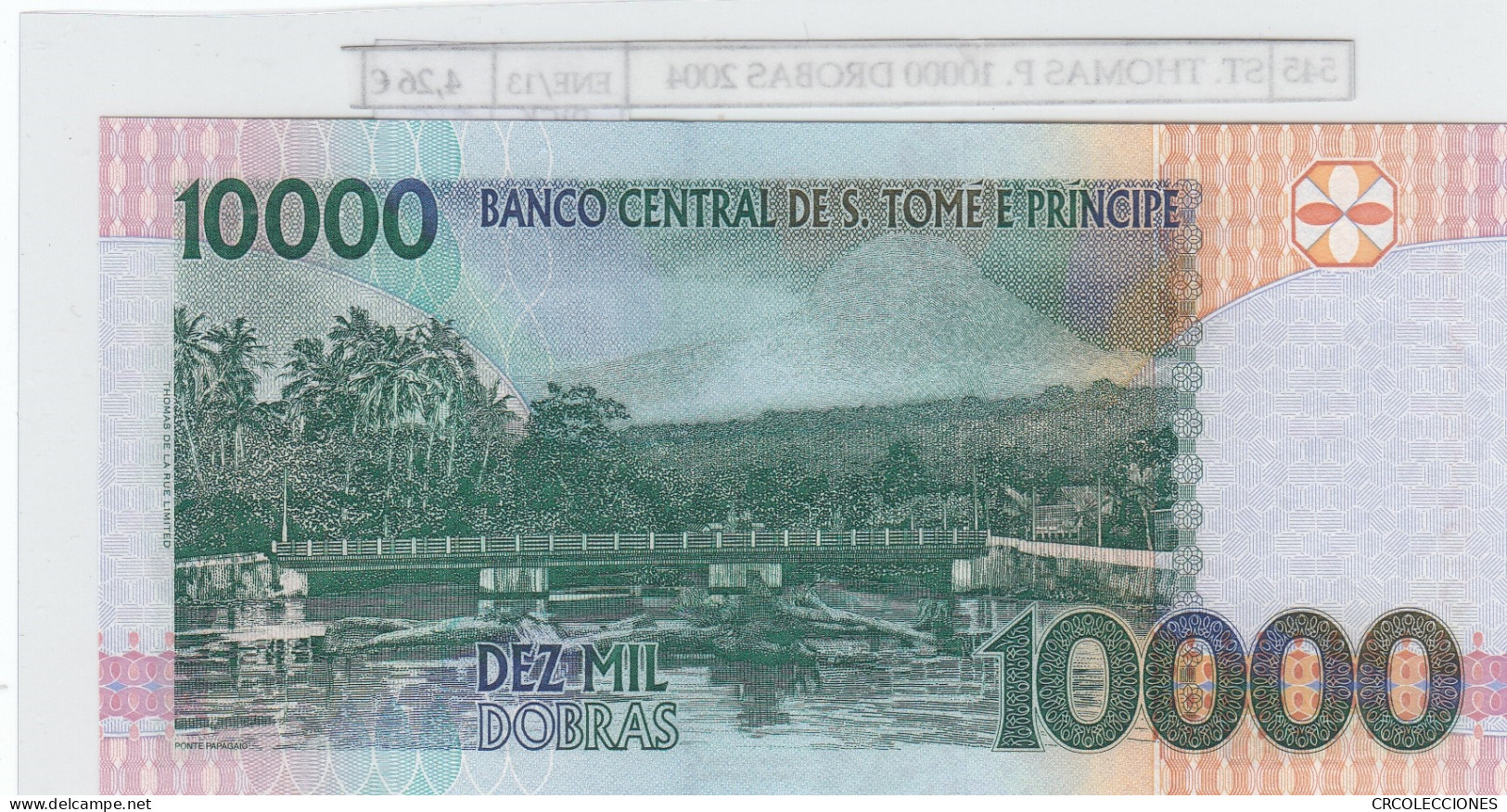 BILLETE ST. THOMAS Y PRINCIPE 10.000 DROBAS 2004 P-66c SIN CIRCULAR - Autres - Afrique