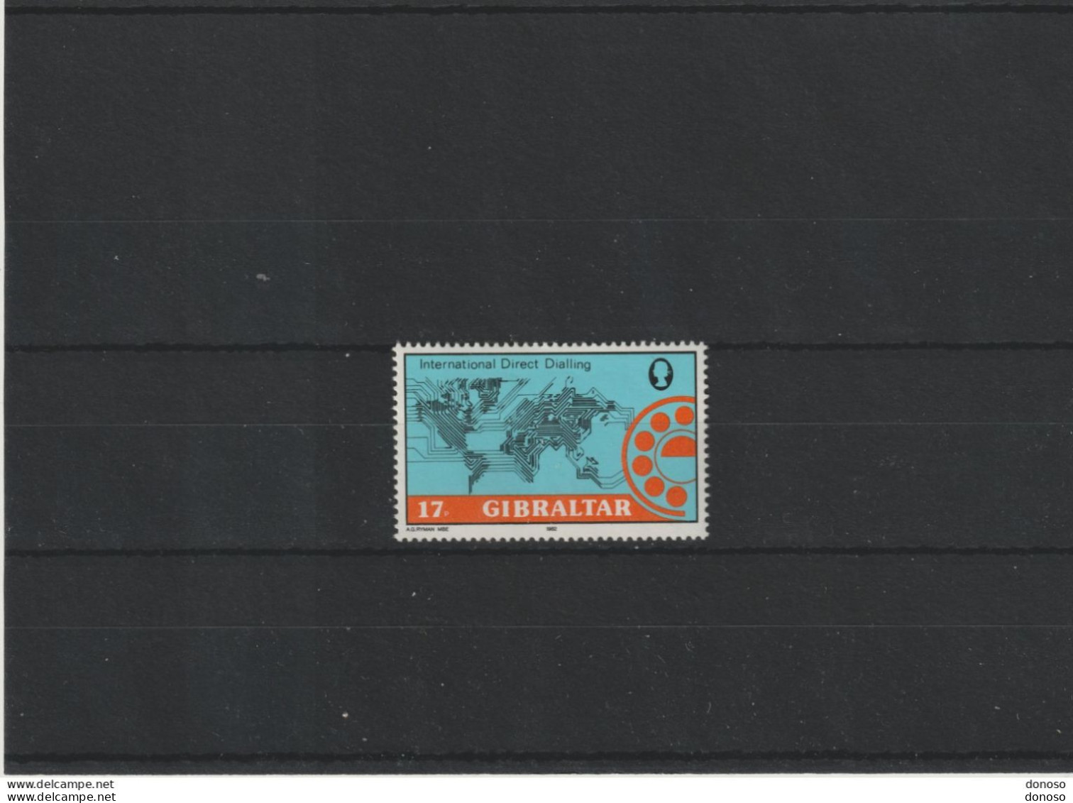 GIBRALTAR 1982 TELEPHONE Yvert 464 NEUF** MNH - Gibraltar