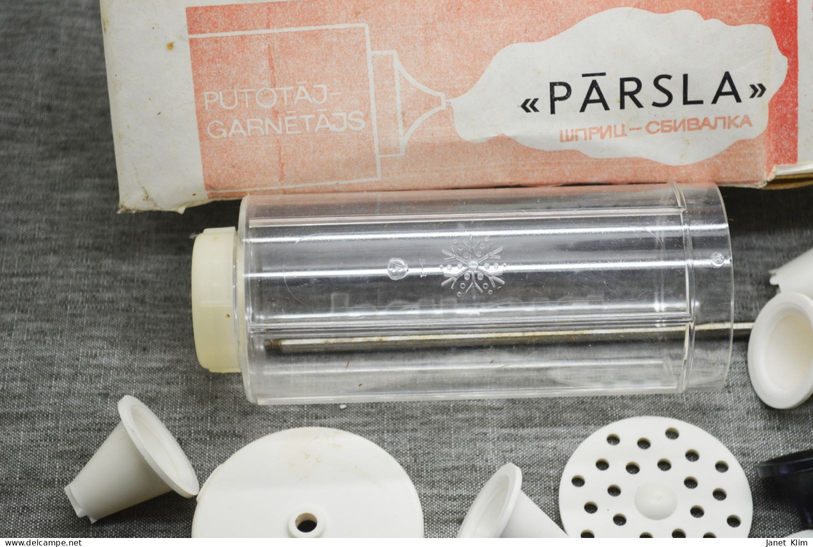 Ussr Soviet Vintage Syringe Beater For Cooking - Andere & Zonder Classificatie