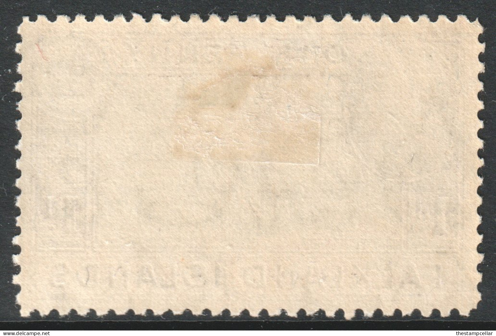 Falkland Islands Scott 85b - SG148, 1938 George VI 1d MH* - Falkland