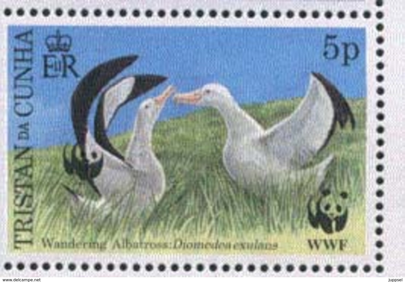 WWF  TRISTAN Da CUNHA, ERROR, Sheetlet With 4 Sets MNH - Albatros