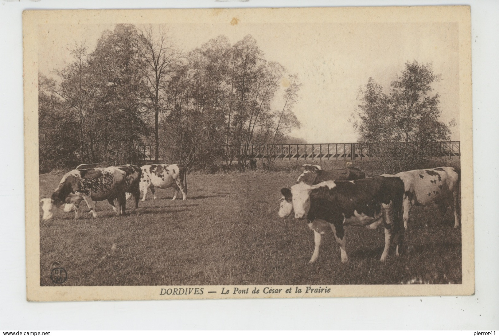 DORDIVES - Le Pont De César Et La Prairie (vaches ) - Dordives