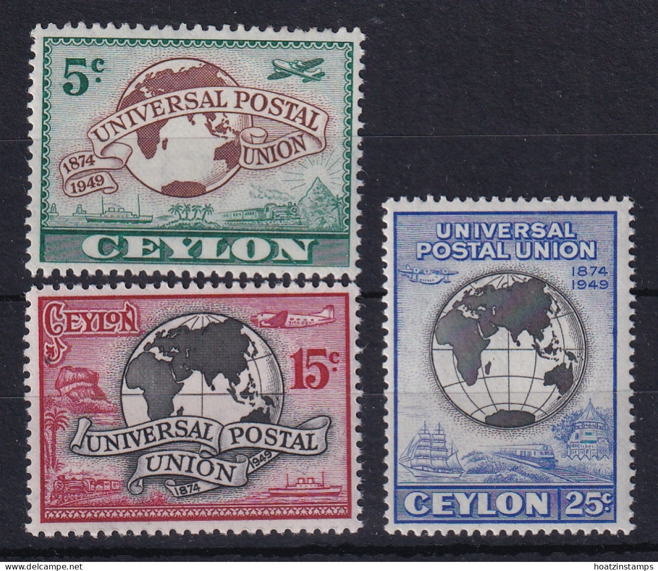 Ceylon: 1949   U.P.U.     MH - Sri Lanka (Ceylon) (1948-...)