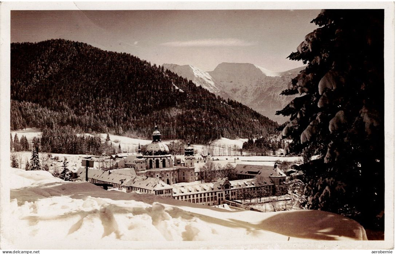Alte Postkarte Kloster ETTAL (1931) - Kirchen Und Klöster