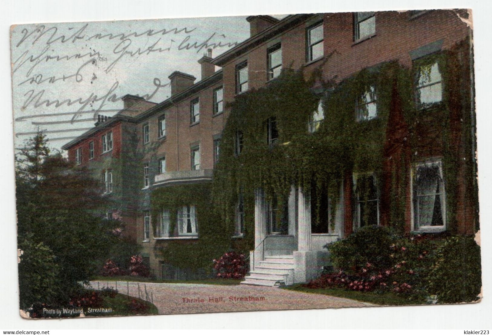 Thrale Hall, Streatham. Jahr 1911 - Londen - Buitenwijken