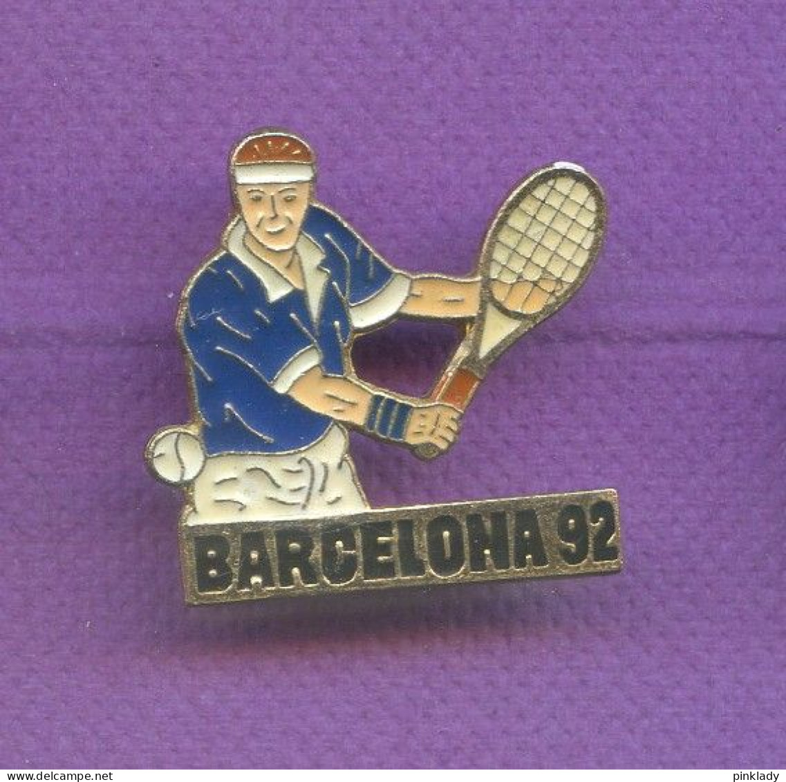 Rare Pins Tennis Barcelone Espagne 1992 Q795 - Tennis