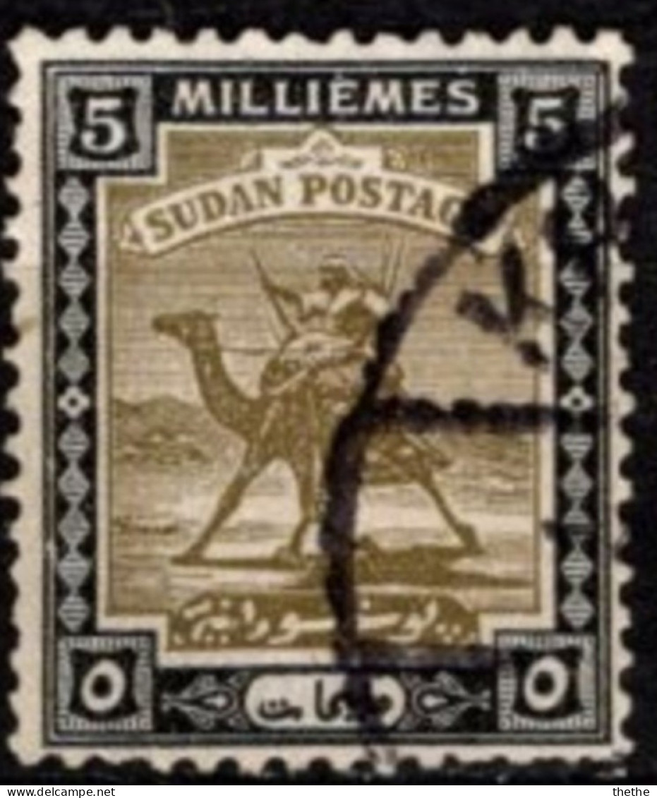 SOUDAN - Facteur Avec Dromadaire (Camelus Dromedarius) - Sudan (1954-...)