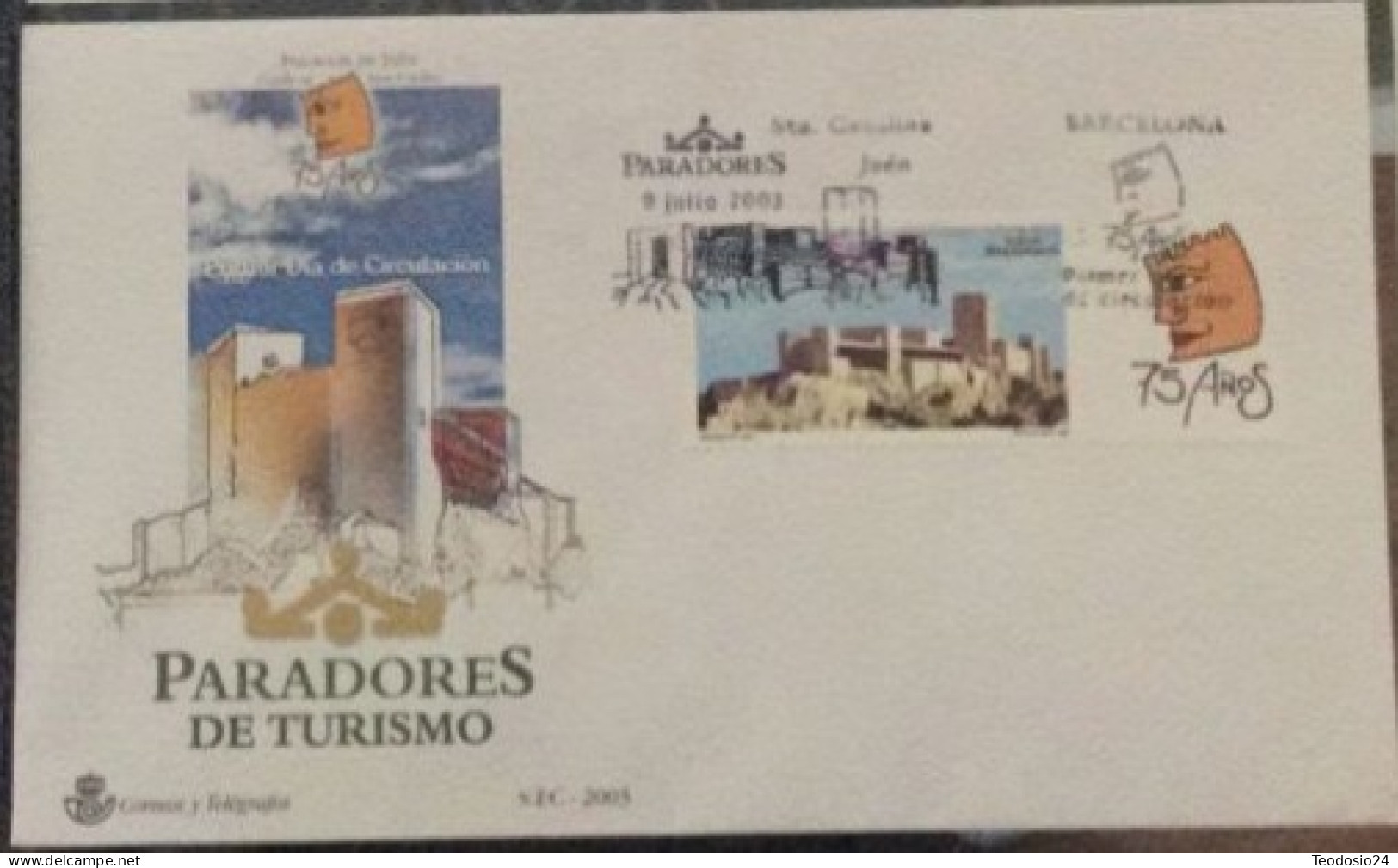 FDC  2003.- Parador Turismo Jaen. - FDC