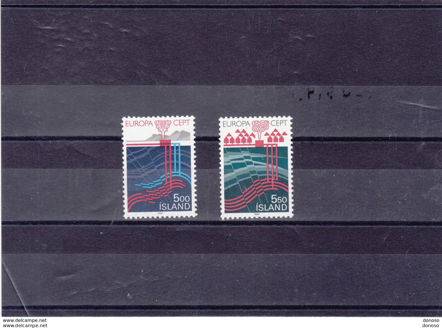 ISLANDE 1983 EUROPA Yvert 551-552, Michel 598-599 NEUF** MNH - Neufs