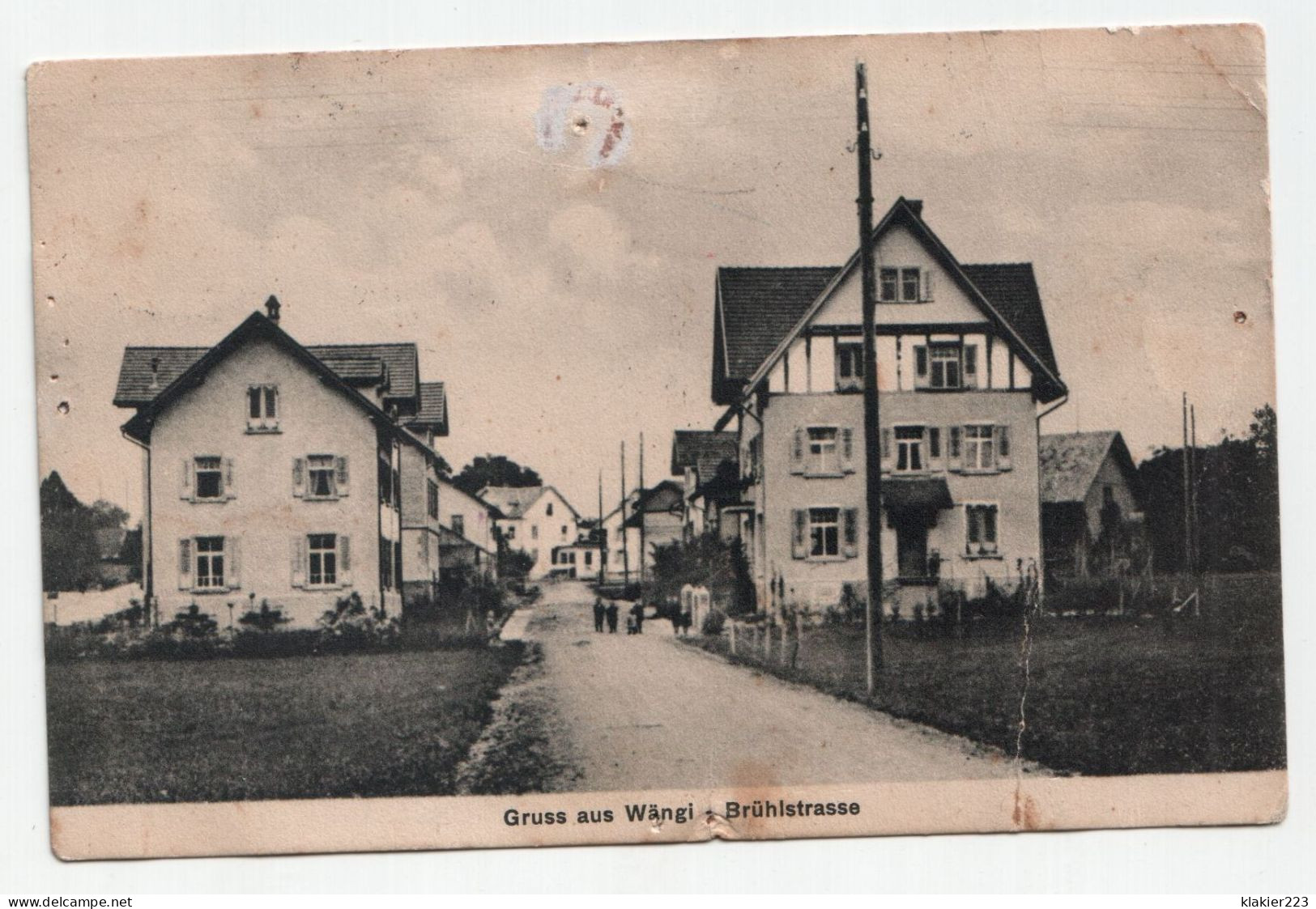 Gruss Aus Wängi. Brühlstrasse. Jahr 1915 - Münchwilen