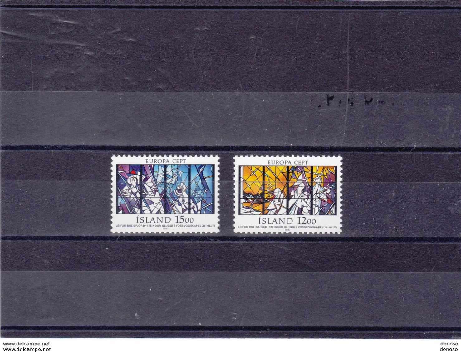 ISLANDE 1987 EUROPA Yvert 618-619, Michel 665-666 NEUF** MNH - Neufs