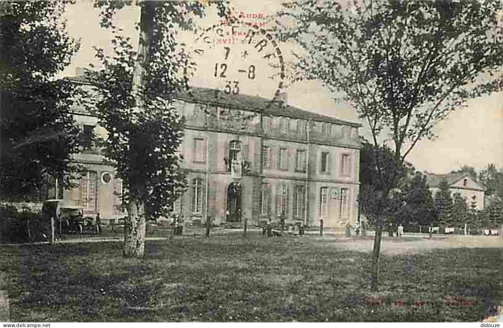 11 - Bram - Le Chateau - Animée - Voyagée En 1926 - Etat Coins Abimés - CPA - Voir Scans Recto-Verso - Bram