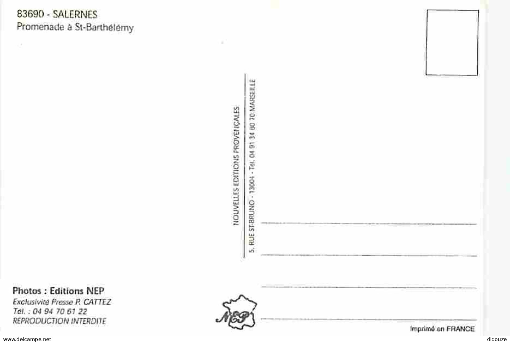 83 - Salernes - Carte Neuve - CPM - Voir Scans Recto-Verso - Salernes