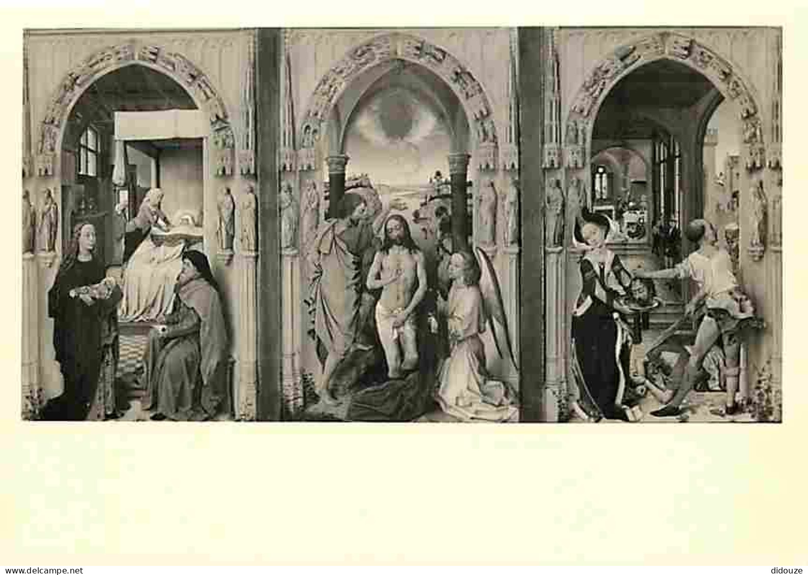 Art - Peinture Religieuse - Roger Van Der Weyden - Johannes - Triptychon - CPM - Voir Scans Recto-Verso - Gemälde, Glasmalereien & Statuen