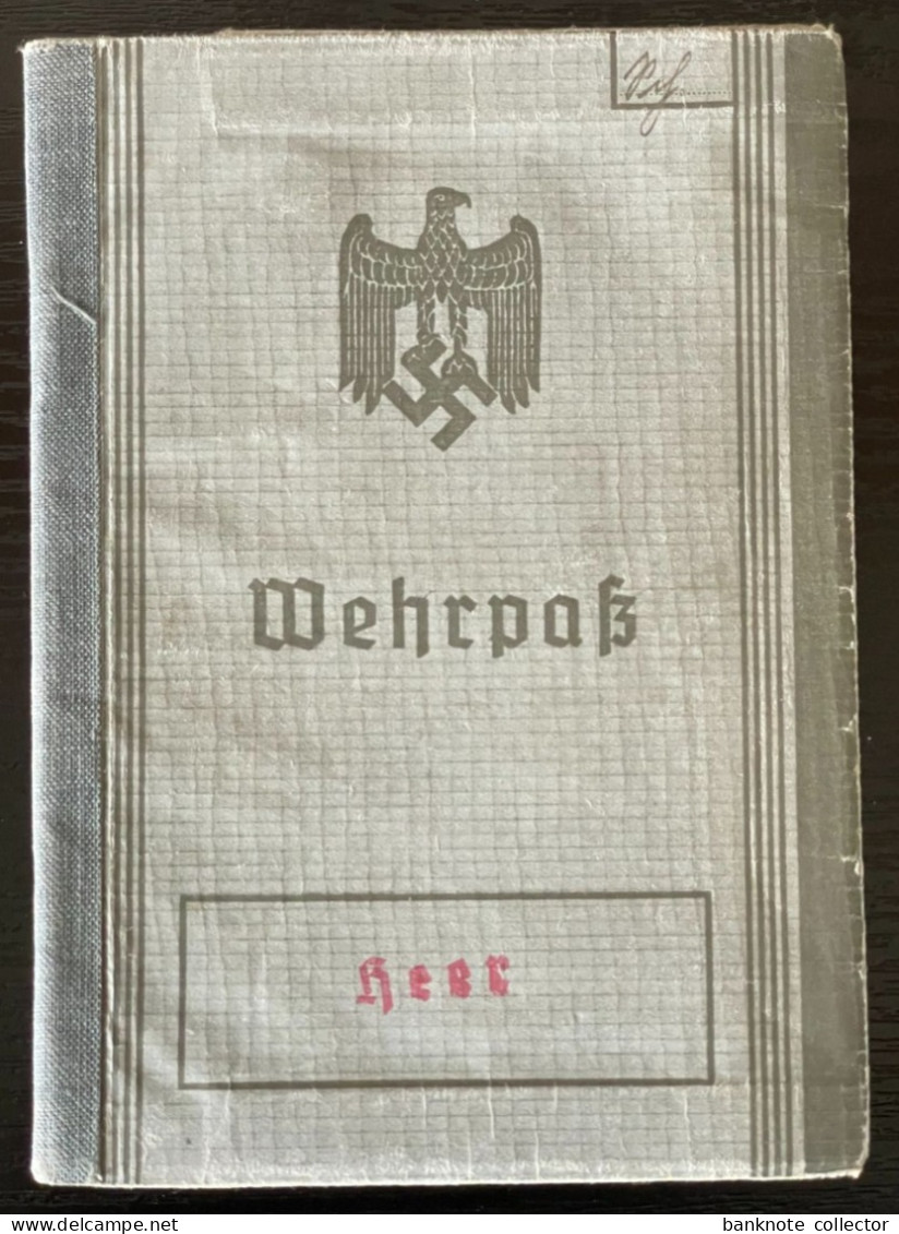 Deutschland, Germany - Deutsches Reich - Wehrpaß - 1937 ! - 1939-45