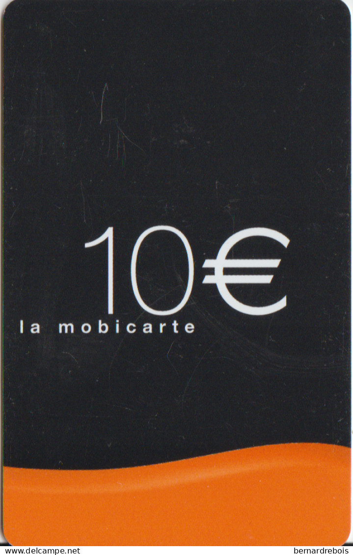 TC19 - 4 RECHARGES MOBI 10€, Differents Modèles Pour 1 Euro - Andere & Zonder Classificatie