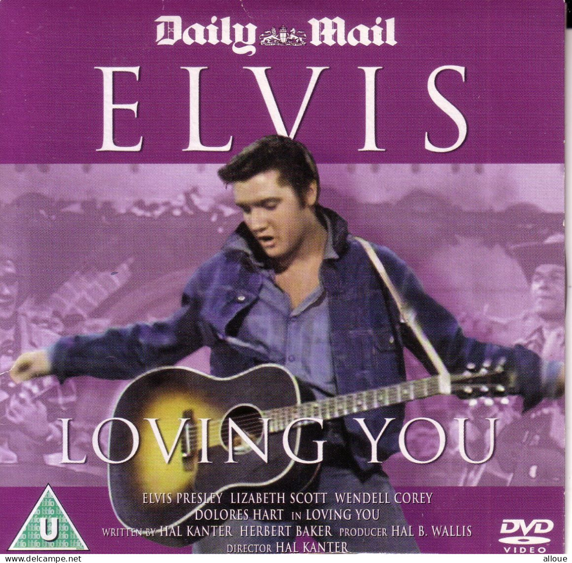 ELVIS PRESLEY IN LOVING YOU - DVD DAILY MAIL   - POCHETTE CARTON - DVD Musicales