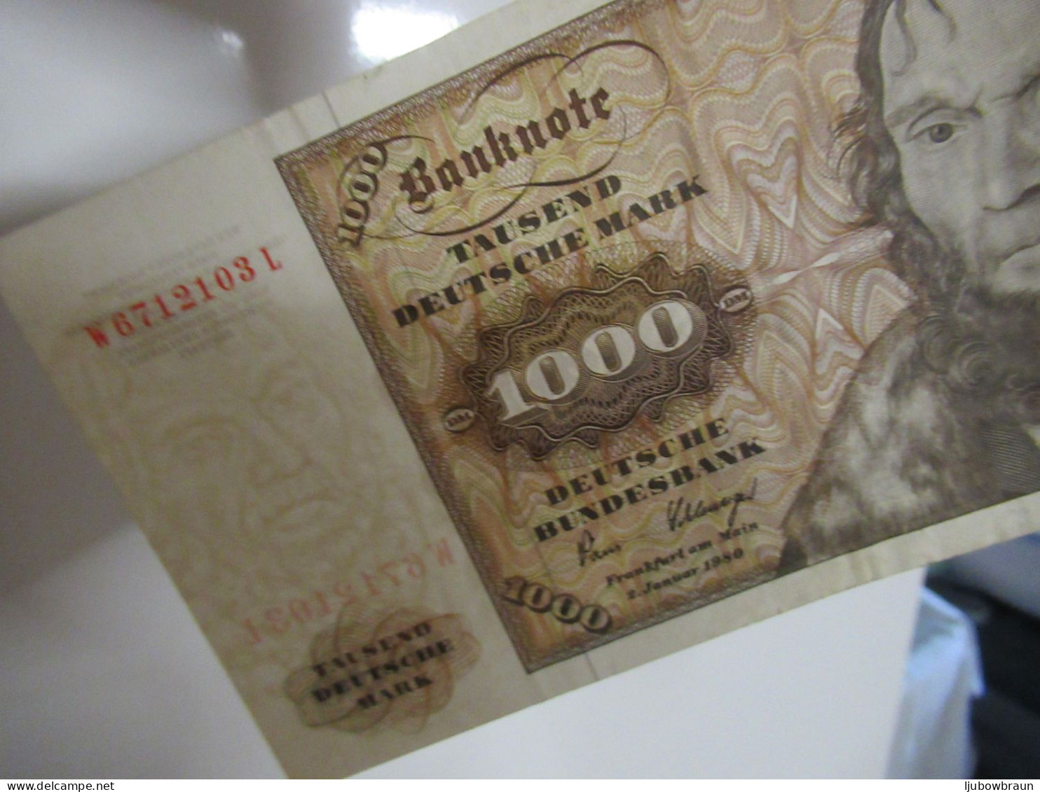 Deutschland 1000 Mark, Ro-291a, Ss - 1.000 DM