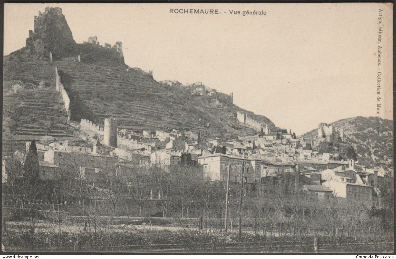 Vue Générale, Rochemaure, C.1910 - Artige CPA - Rochemaure