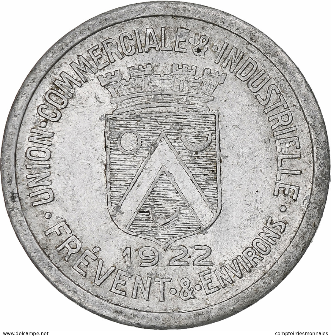 France, Union Commerciale & Industrielle - Frévent, 10 Centimes, 1922, SUP - Monetary / Of Necessity