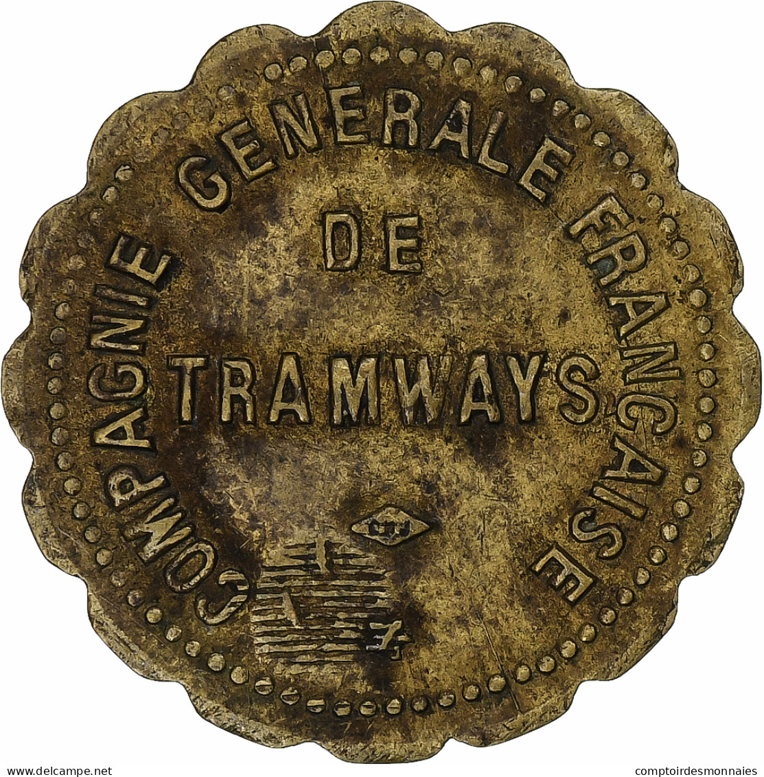 France, Compagnie Générale Française De Tramway - Le Havre, 5 Centimes, N.d. - Monétaires / De Nécessité