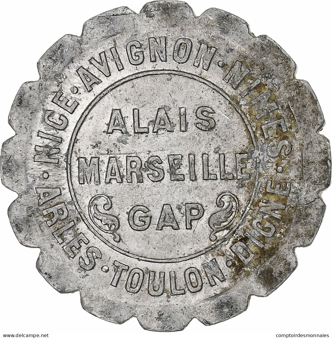 France, Chambre De Commerce Région Provençale, 10 Centimes, 1921, TTB+ - Monétaires / De Nécessité