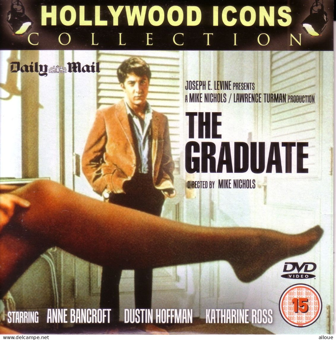 THE GRADUATE - HOLLYWOOD ICONS - DVD DAILY MAIL   - POCHETTE CARTON - Music On DVD